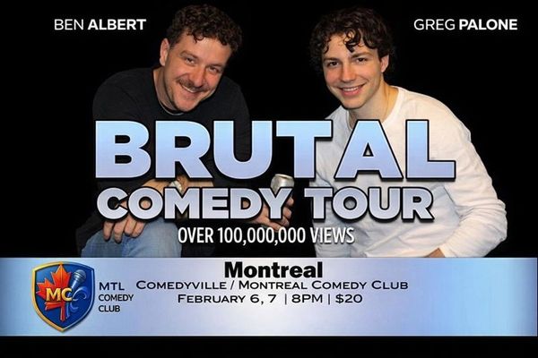 Youtube sensations Ben Albert & Greg Palone perform their brutal your in Montreal
