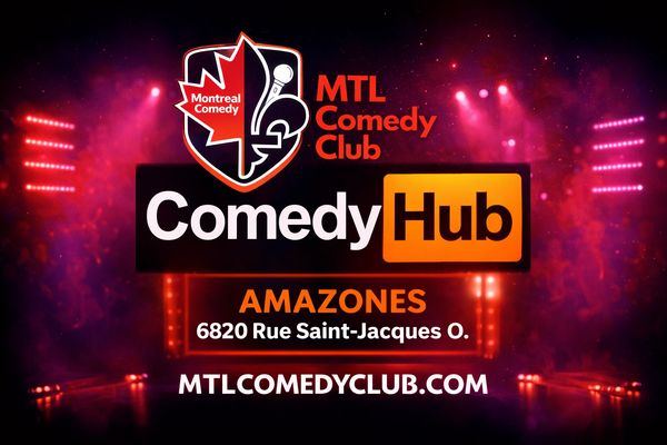 Comedy Hub: a comedy show in a Montreal strip club on May 16th, 2026.
