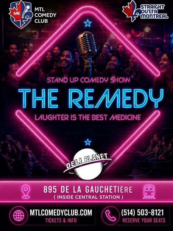 Experience the best Thursday night stand-up comedy in Montreal with top comedians, and live laughter