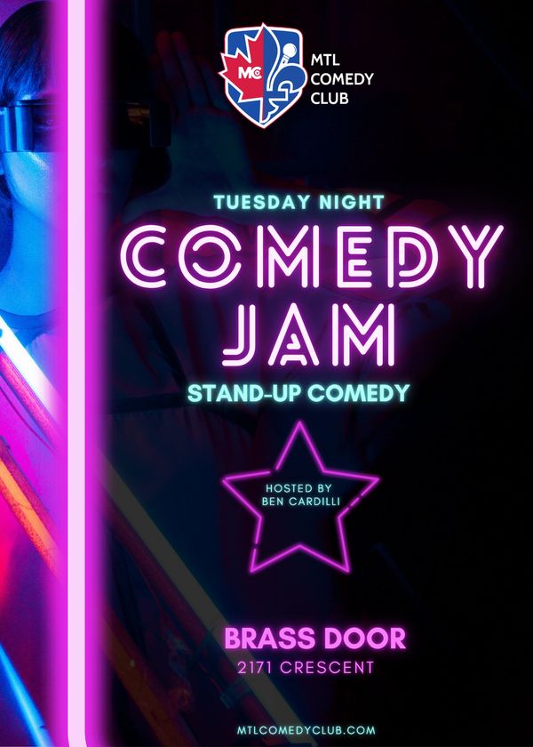 Montreal Comedy Club presents A Tuesday Night English Comedy Show In Downtown Montreal
