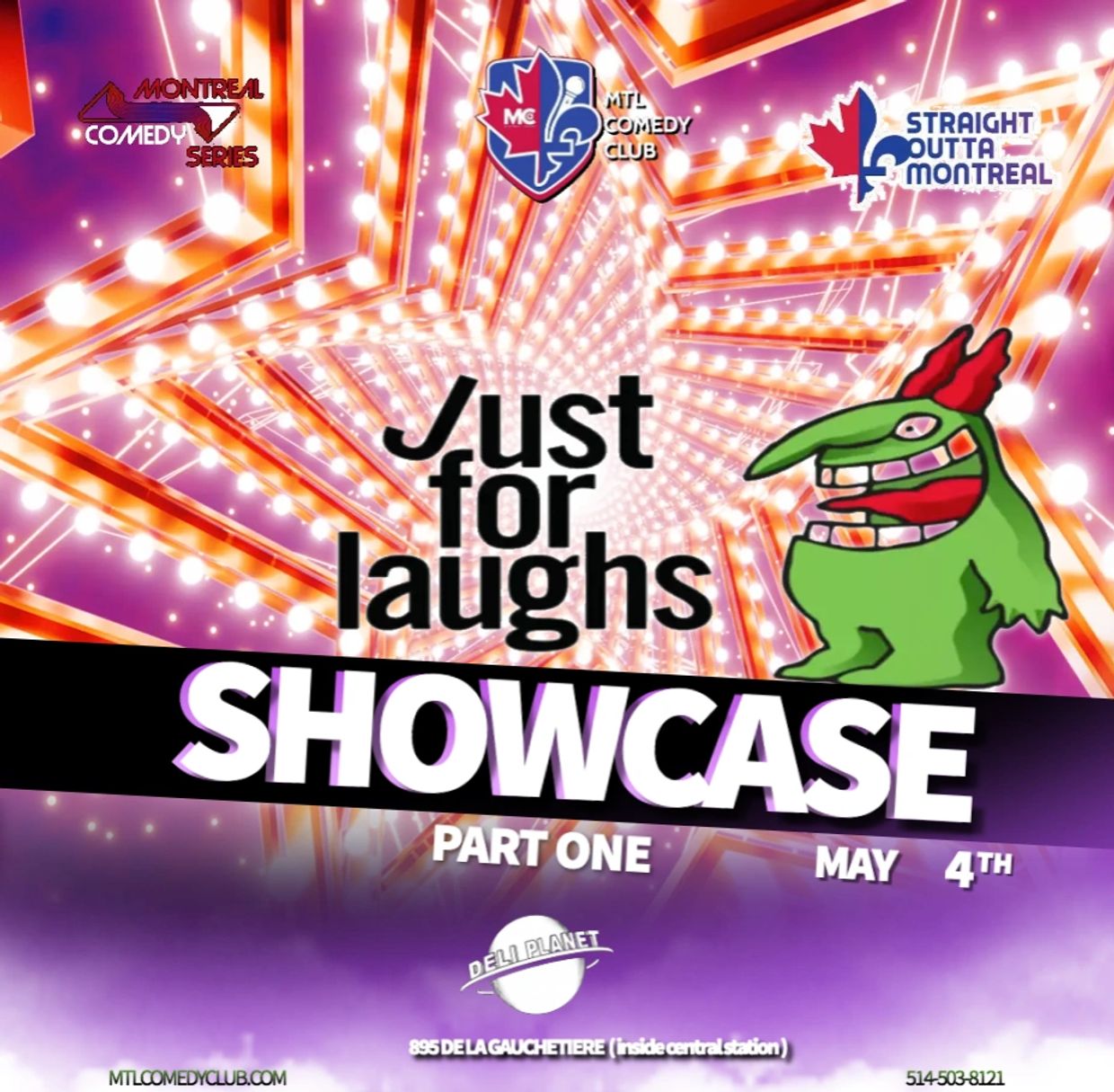 Just For Laughs Auditions in The Heart Of Downtown Montreal. A Montreal Comedy Show by MTLCOMEDYCLUB
