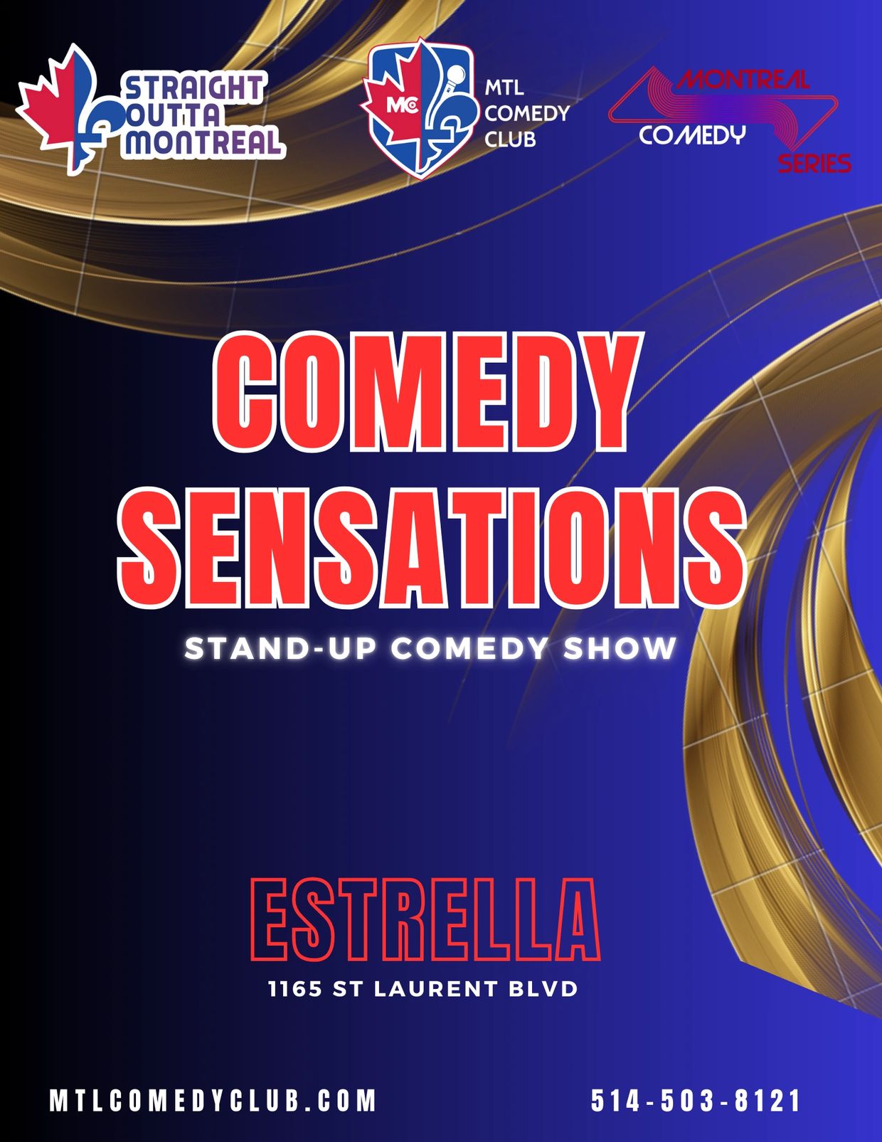 ENGLISH STAND-UP COMEDY IN THE HEART OF DOWNTOWN MONTREAL