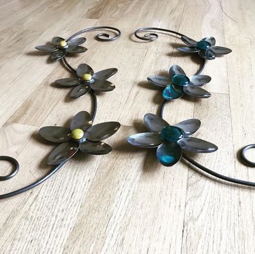 Silverware Vine Flowers. "For the Walls and yard"