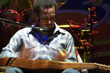 Ben Harper playing slide guitar