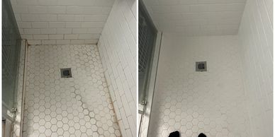 
Grout Repair:
Over time, the grout in your shower can crack, chip, or wear away, which can lead to 