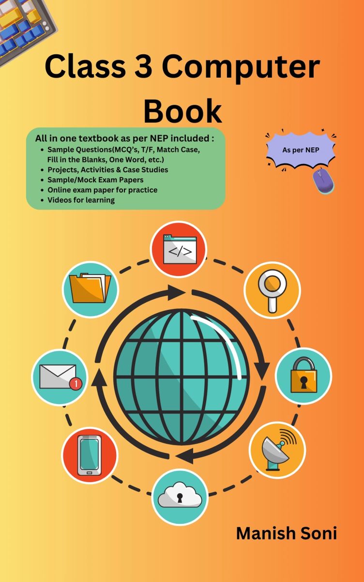 Computer Book TAP AND LEARN For Class 3 Full Color Edition with Video ...