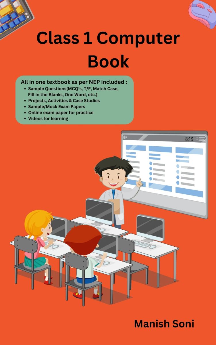 Computer Book TAP AND LEARN For Class 1 Full Color Edition with Video ...