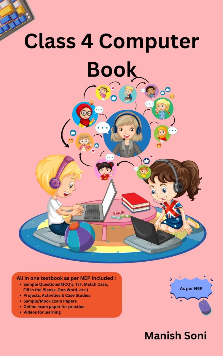 Computer Book TAP AND LEARN For Class 4 Full Color Edition with Video ...
