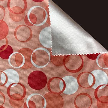 ELASTIC & PRINTING, orange circle and red circle.