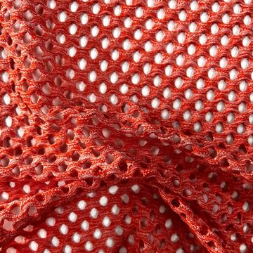 ELASTIC & PRINTING, Red hole cloth