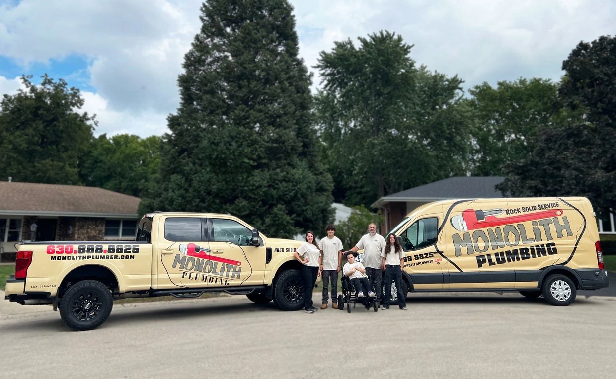 Monolith Plumbing Family Owned and Local Yorkville, IL