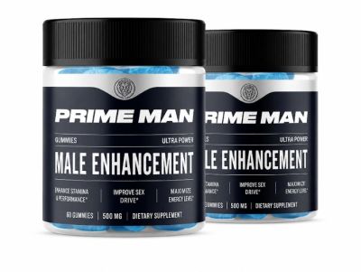 Prime Man male enhancement gummies for stamina and energy.