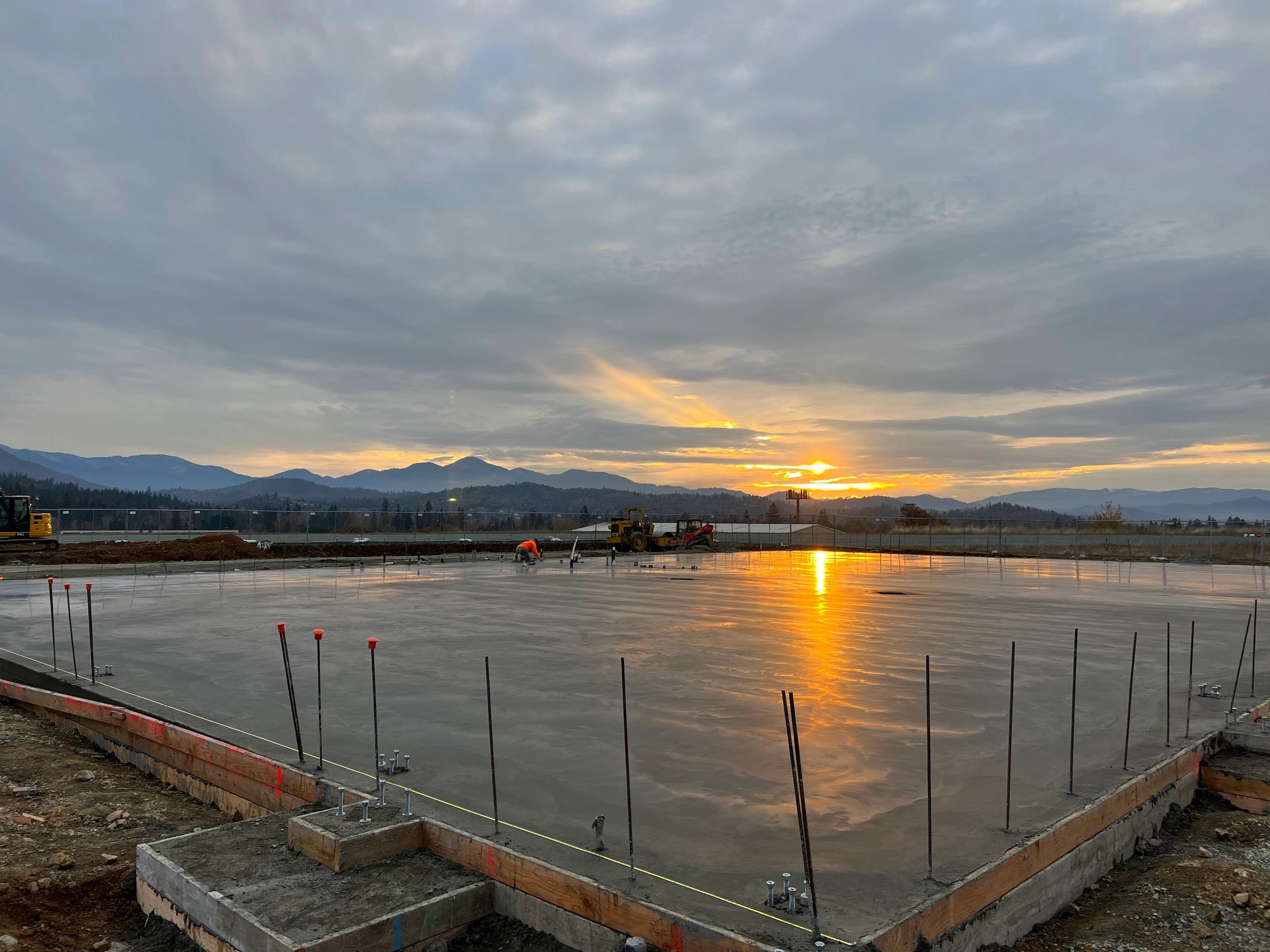 Large commercial concrete slab by Brown Bear Masonry & Concrete in Grants Pass, Oregon