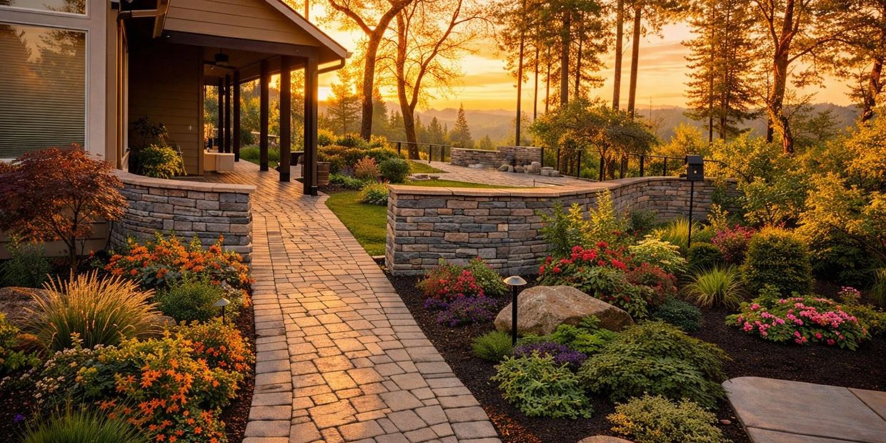Masonry & Concrete contractor Grants Pass, Oregon  patio, retaining wall, stonework and pavers
