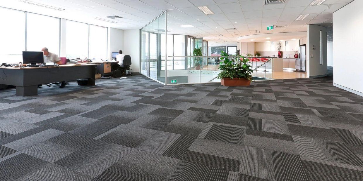 a great looking flooring in an office