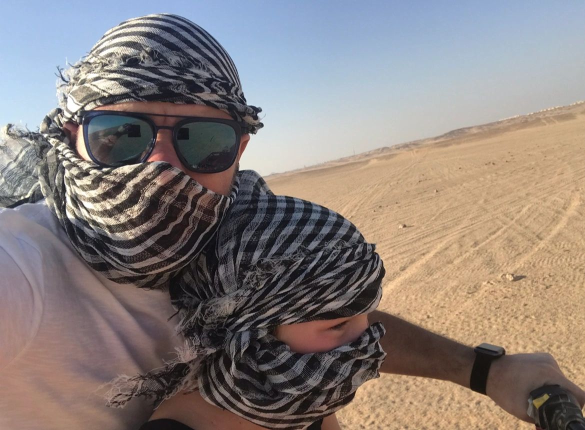 Me and Darcy Quad Biking in the desert?? Me and Darcy Quad Biking in the desert??