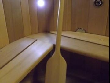 Cedar wood paddle for stirring water