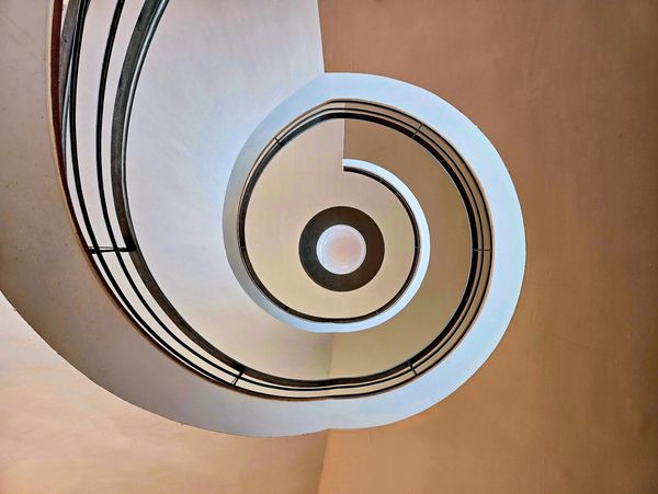 Stairwell of Art Deco Building, the De la Warr Pavillion in Bexhill