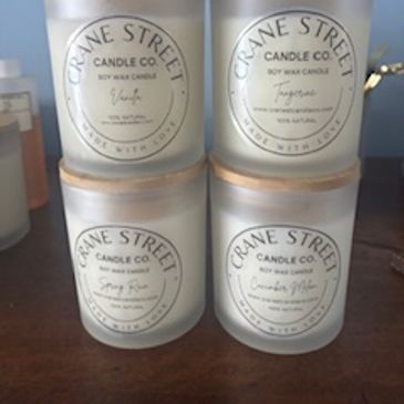 14 fl.oz Frosted Glass Jars Bulk with Bamboo Lids