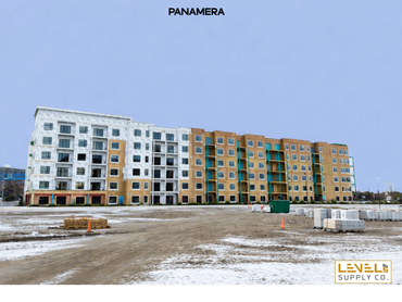 Apartment building under construction named Panamera.