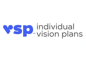 VSP logo with text 'individual vision plans' in blue and gray.