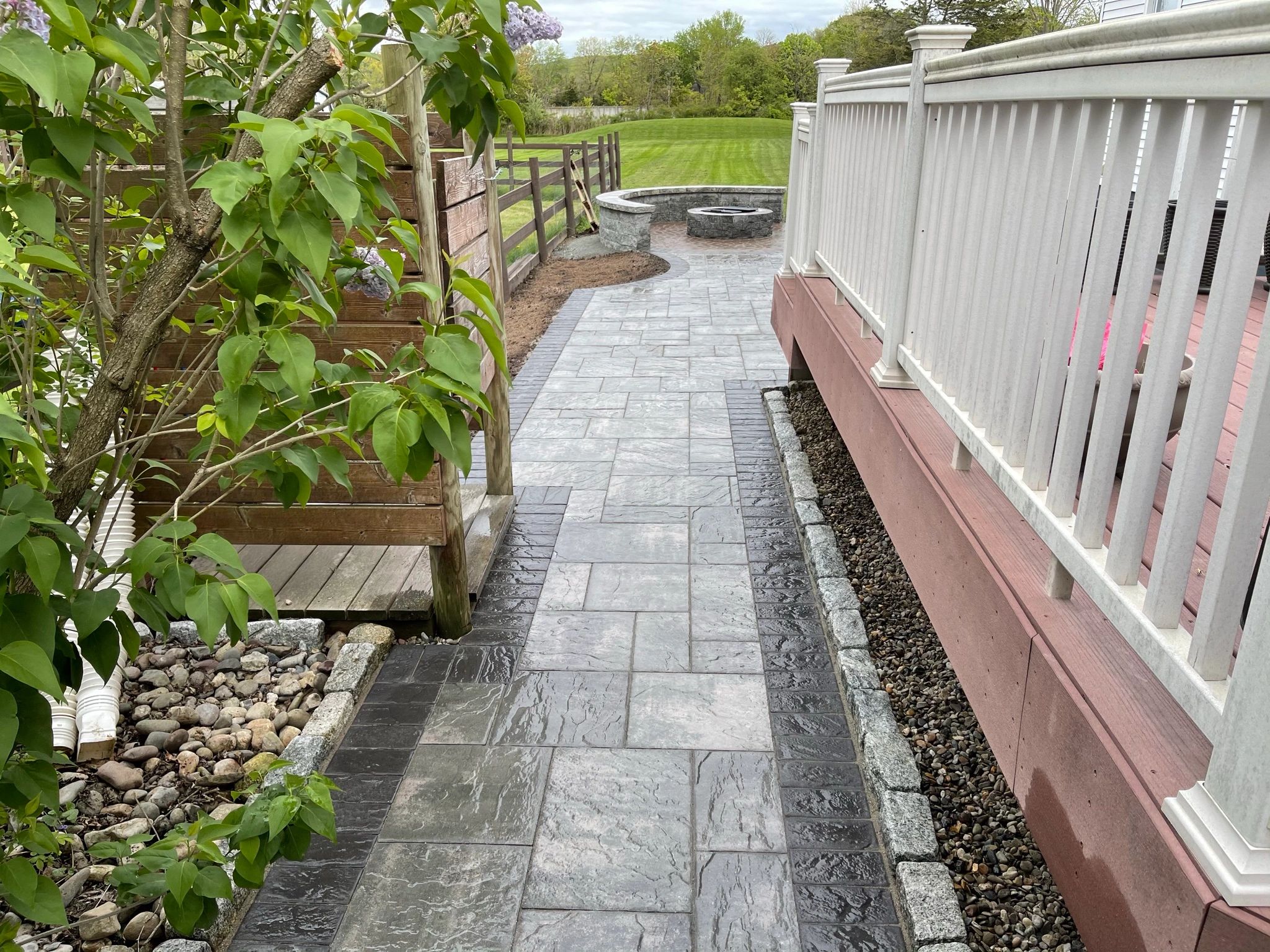 Paver walkway