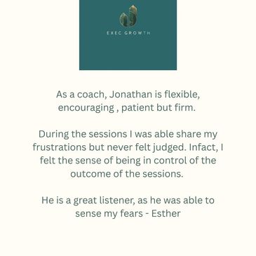 As a coach, Jonathan is flexible, encouraging , patient but firm. 
