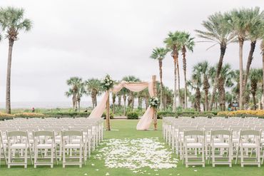Hammock Beach Resort Wedding Flowers and Decor Palm Coast FL 