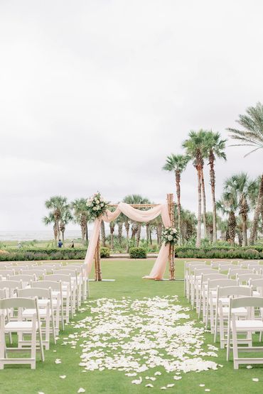Hammock Beach Resort Wedding Flowers and Decor Palm Coast FL 