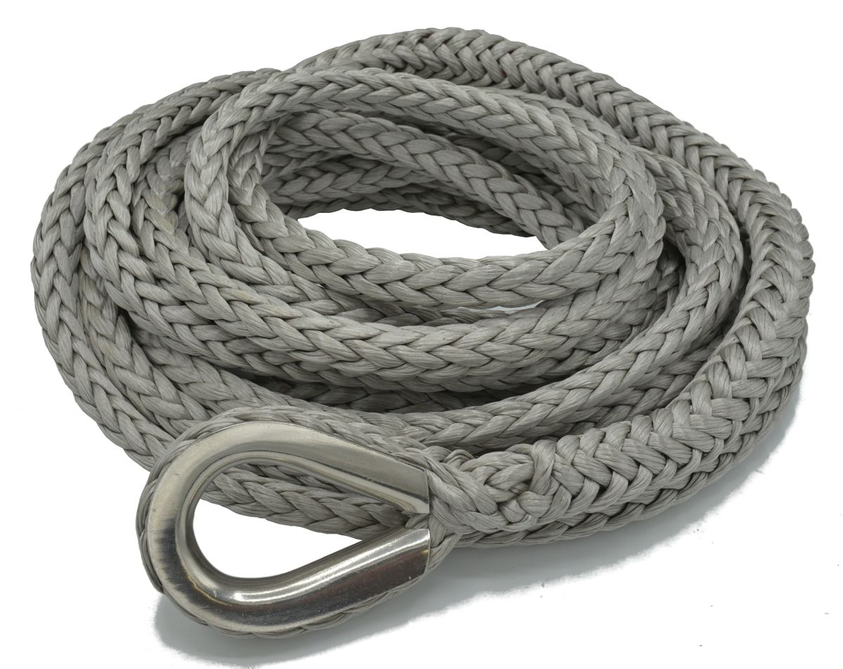 5/8" x 100' Nimbus™ Synthetic Winch Line Extension w/ Stainless Steel