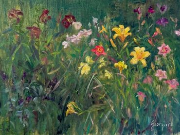 field of flowers, dallies
