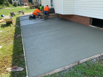 Residential Concrete Contractor & Concrete flatwork in Richmond VA