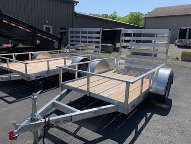 CargoPro 6x10' open aluminum utility trailer with fold down ramp