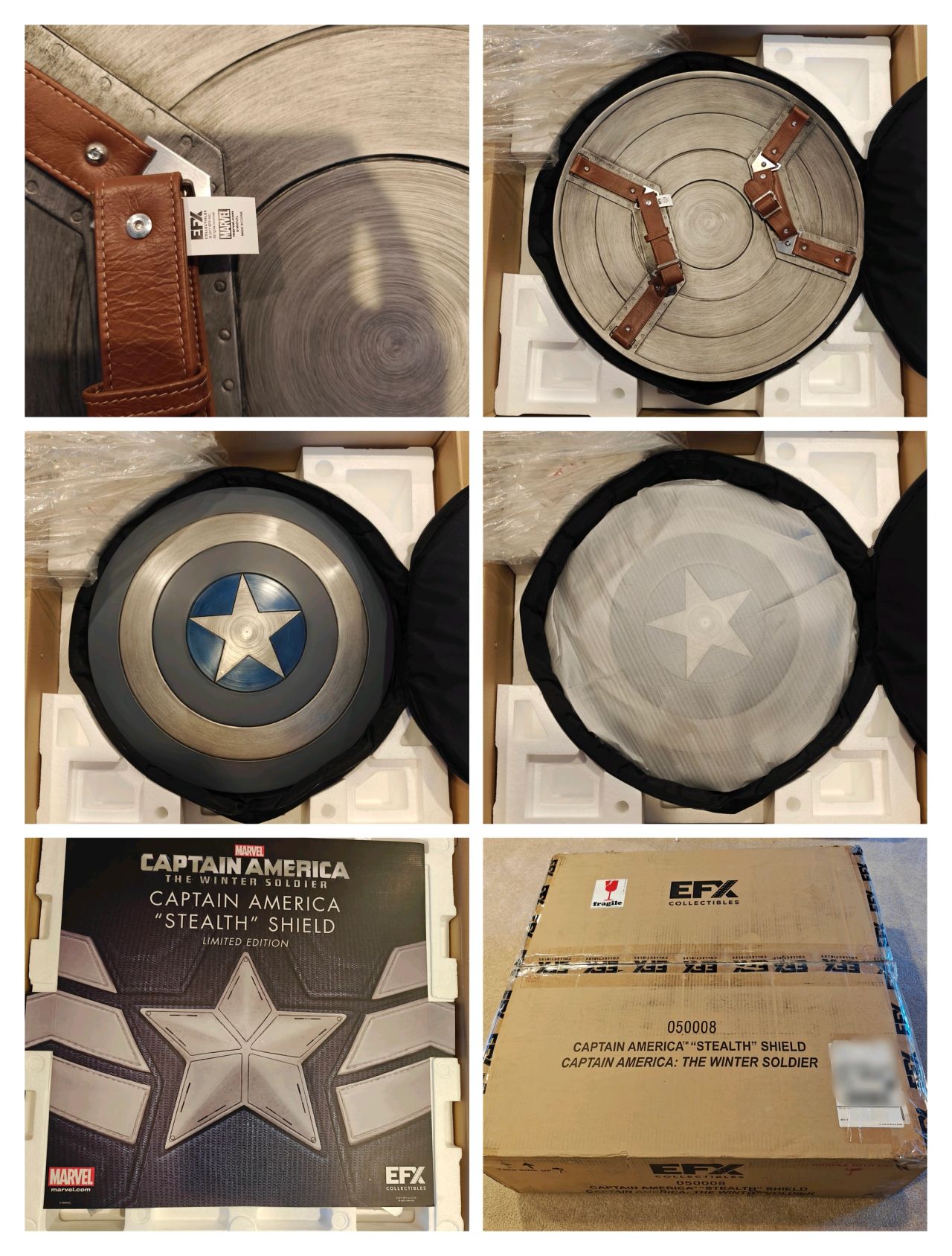 EFX Marvel Captain America Shields: Rare Collectibles w. Lineage