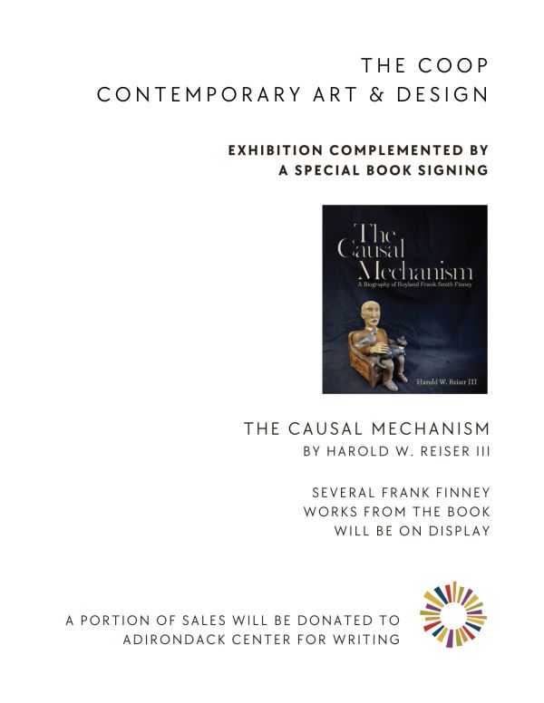 Exhibition and book signing at The Coop featuring The Causal Mechanism.