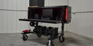 WINGMAN Entertainment Center, Portable Garage Storage, Den & Office, Wingate, Instant workbench,  