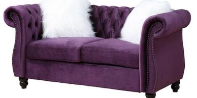 Purple couch