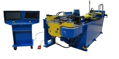 Tube Works HD 300 CNC Rotary Draw Tube Bender. This heavy duty CNC tube bender bend 2" Sch 80 pipe.