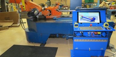 Refurbished Wallace Coast manual tube bending machine.