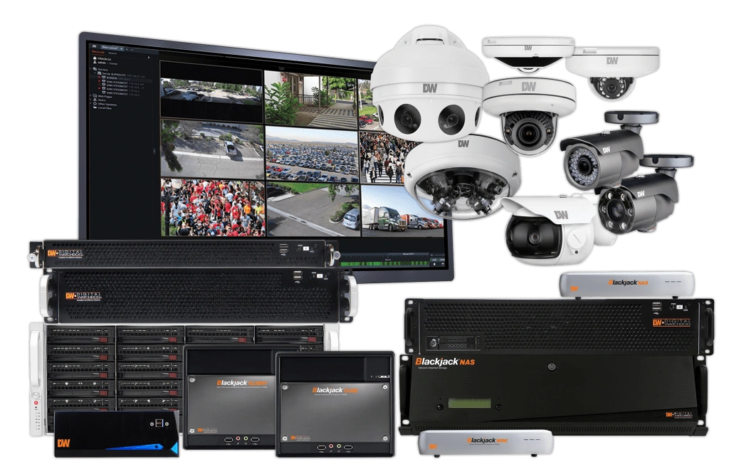 DW Digital Watchdog (Korean camera manufacture).  The finest quality CCTV camera system with AI 