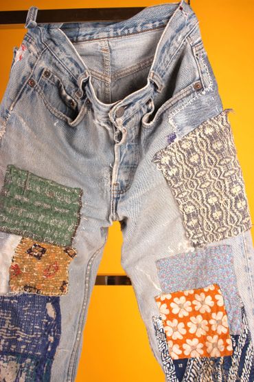 Denim repair , patchwork 