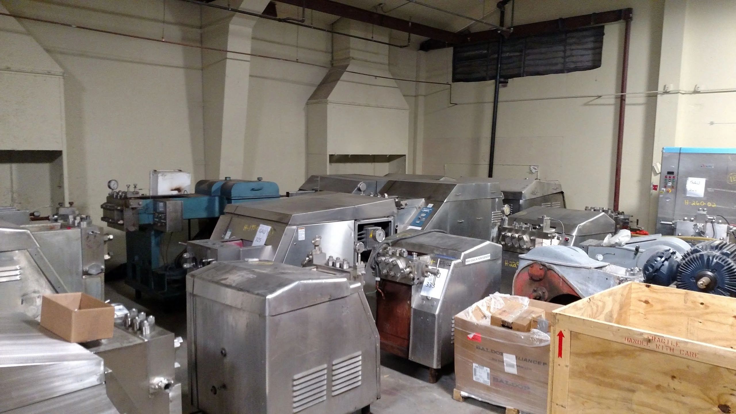 Homogenizador industrial Gaulin reconstruido