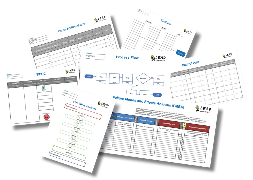 Free downloads - Lean and Operational excellence templates