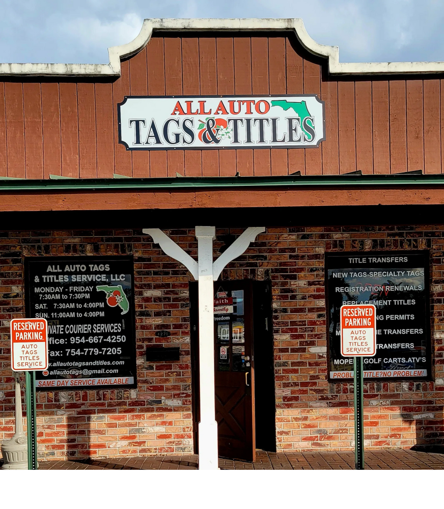 Auto Tags, Title Transfers &amp; Registration