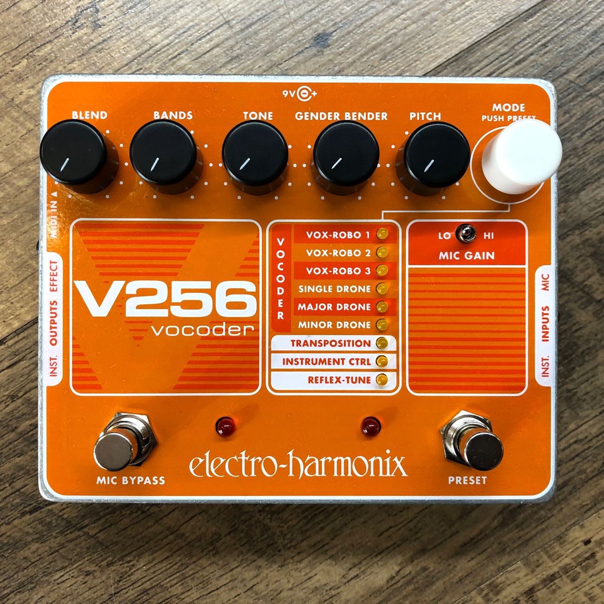Electro-Harmonix V256 Vocoder Electric Guitar and Vocal Effects Pedal