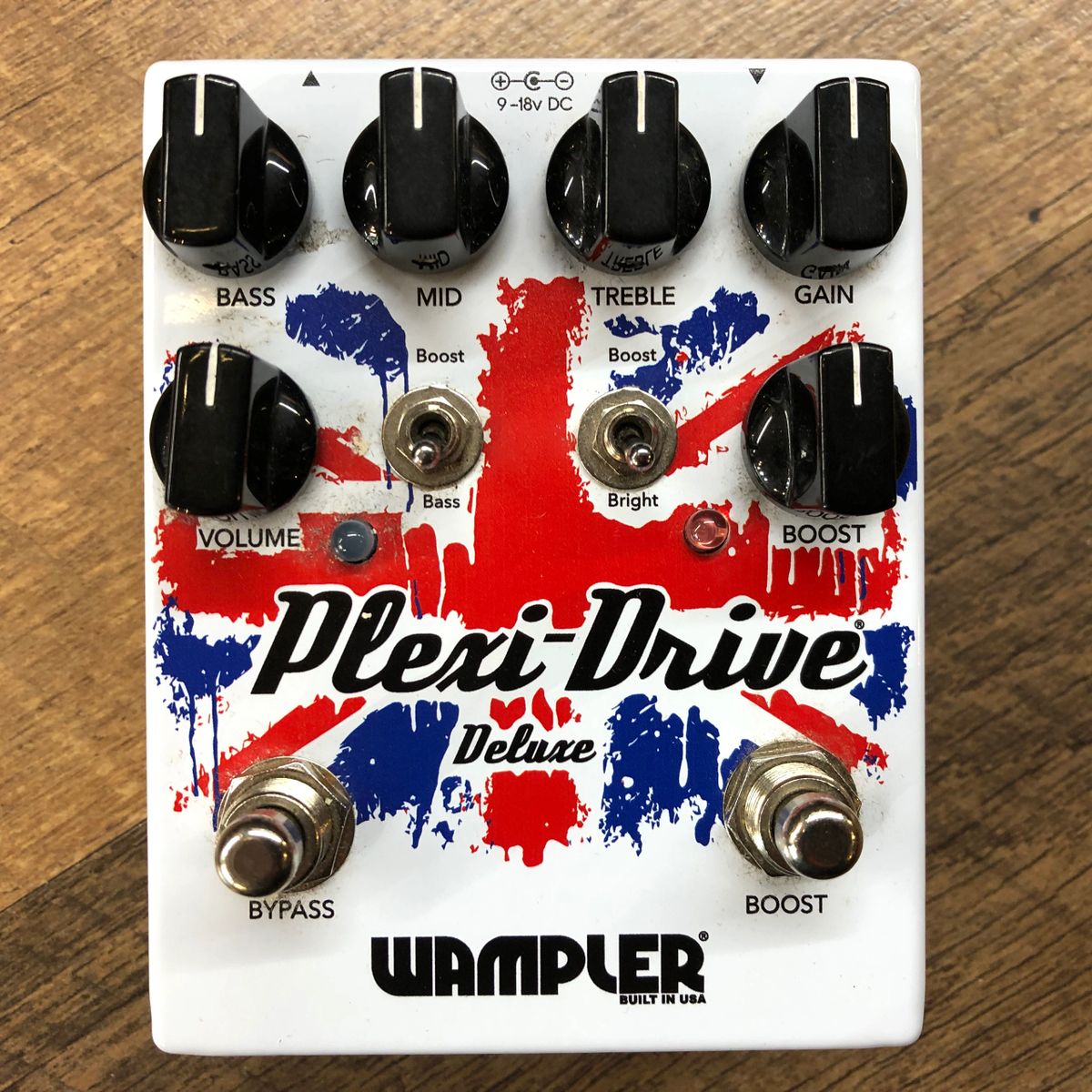 Wampler Plexi-Drive Deluxe Overdrive Electric Guitar Effects Pedal