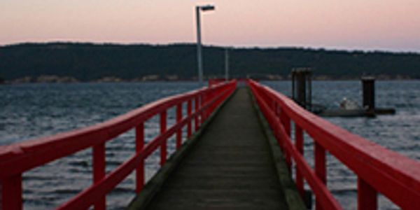 Boarding dock at Fern wood, Saltspring Island 