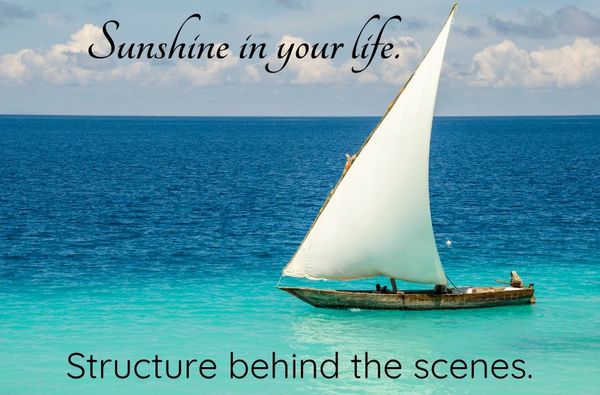 Sailboat on calm water — symbolizing clear, easy virtual bookkeeping for South Florida clients.