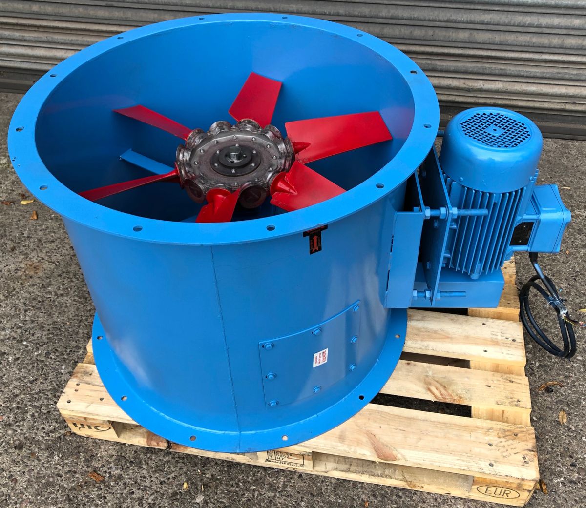 Spray Booth Extractor Fan Belt Driven Axial Extraction Fan