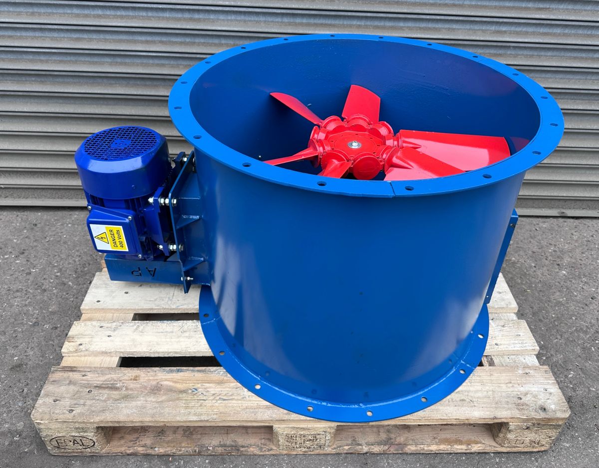 Spray Booth Fan Bifurcated Extractor 710mm 4kW Car Paint Fumes Axial ...